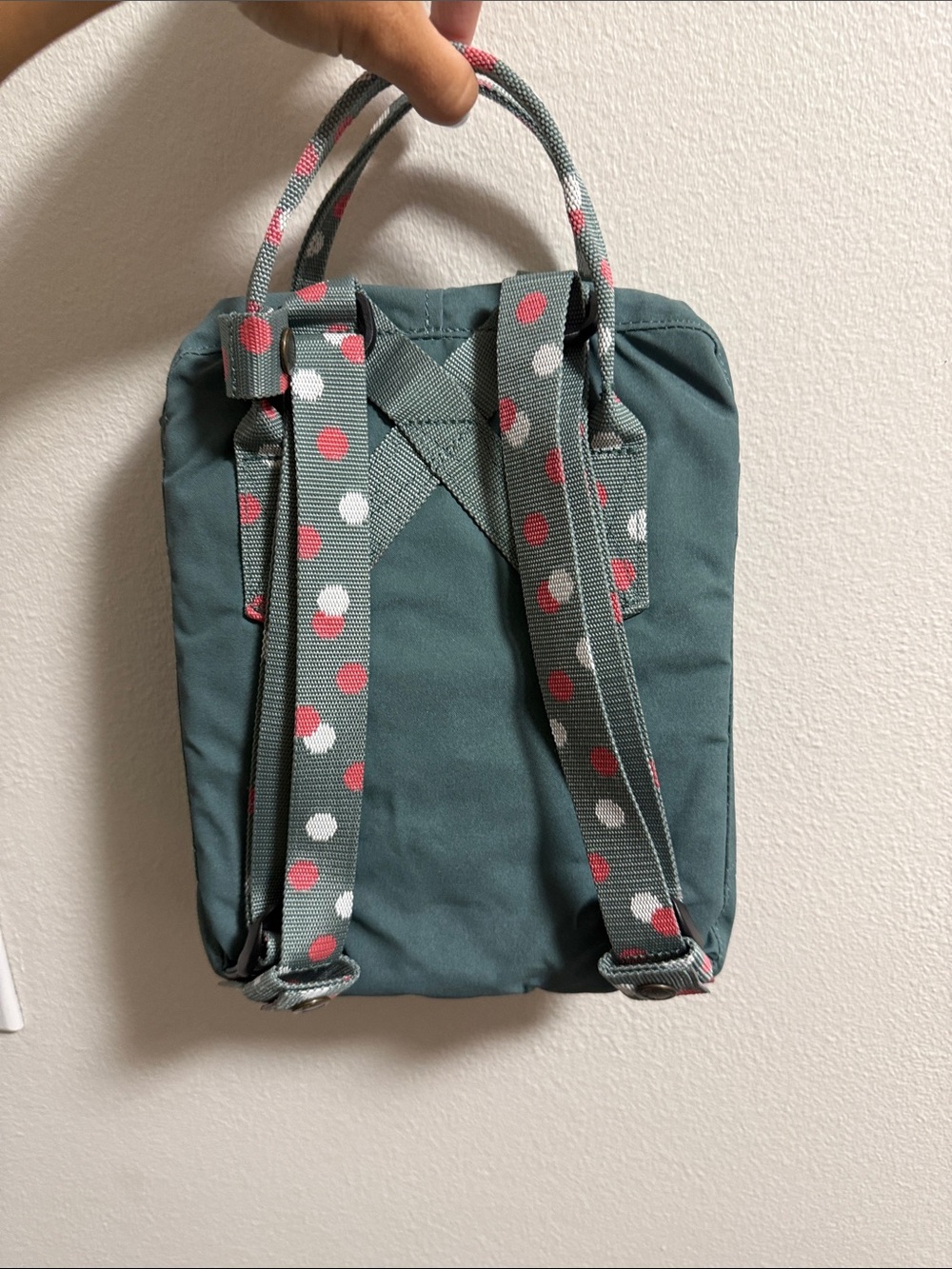 Fjalraven kanken mini frost green confetti pattern - Picture 2 of 4